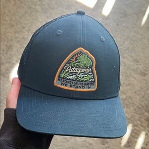 Patagonia Teal and Green Logo Cap